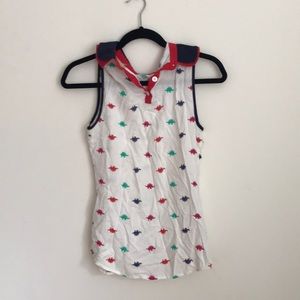 Cute ModCloth Dinosaur Tank (with sailor collar)